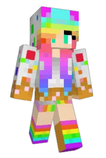 InvisibleViolet Minecraft avatar full body