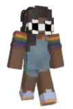 Irid3scent Minecraft avatar full body