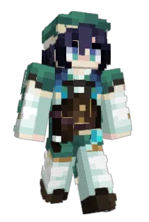 IridescentVega Minecraft avatar full body