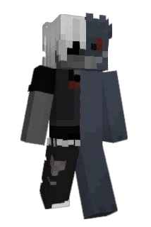 Irritado Minecraft avatar full body