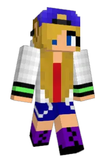 IsaMorticia Minecraft avatar full body