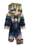 IsagiSan Minecraft avatar full body