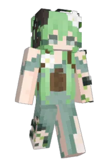 IssaSquid Minecraft avatar full body