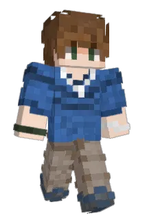 ItsAqwa Minecraft avatar full body