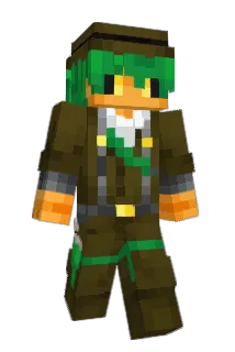 Itzgre3n Minecraft avatar full body