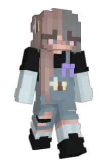 IzaaWolf Minecraft avatar full body