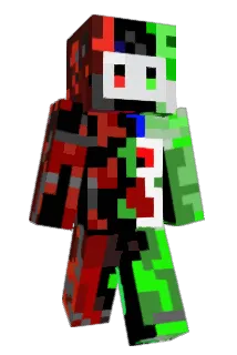 Izza_Red Minecraft avatar full body