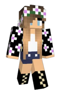 Izzyizzybellbell Minecraft avatar full body