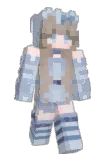 JKR_MATTE07 Minecraft avatar full body