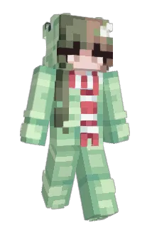 Jadeite Minecraft avatar full body