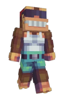 Jakettaja Minecraft avatar full body