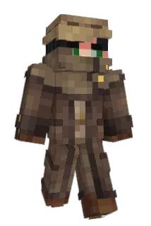 Janukowycz Minecraft avatar full body