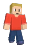 JaxBrix Minecraft avatar full body