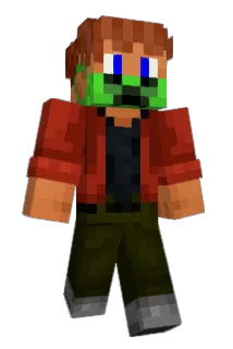 JellyFin Minecraft avatar full body