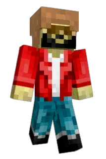 Jeugdzorg Minecraft avatar full body
