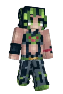 Jolyne Minecraft avatar full body