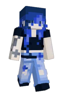 Julia_Blue Minecraft avatar full body