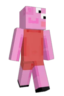 Jumbing Minecraft avatar full body