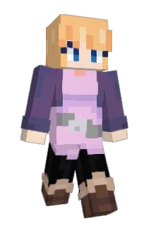 JustAGal Minecraft avatar full body