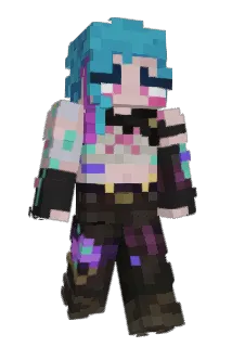 JustaJinx Minecraft avatar full body