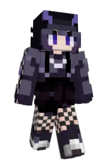 K1ndra Minecraft avatar full body