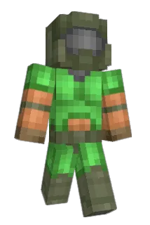 K3mono Minecraft avatar full body