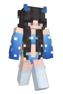 K4hzinha Minecraft avatar full body