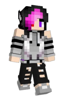 KaedaWolf Minecraft avatar full body