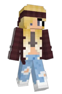 Kajjka Minecraft avatar full body