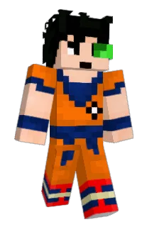 Kakarotinho Minecraft avatar full body