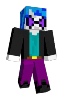 Kaksikasvoinen Minecraft avatar full body
