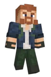 Kampvogn Minecraft avatar full body