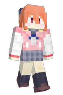 KannaRaku Minecraft avatar full body