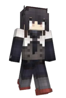 KasumiShigure Minecraft avatar full body
