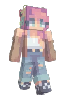 Kattigirl Minecraft avatar full body