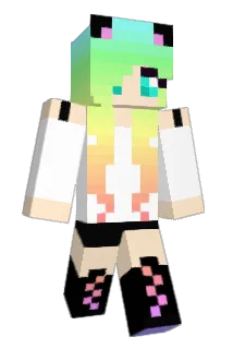 Katzenfan Minecraft avatar full body
