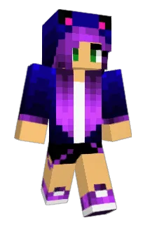 Katziii Minecraft avatar full body