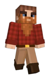 Kauppakassi Minecraft avatar full body