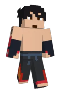 Kazama_JIN Minecraft avatar full body