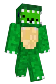 KeckoSaurusRex Minecraft avatar full body