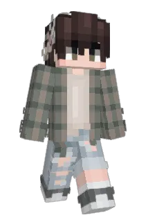 Keepai Minecraft avatar full body