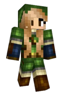 Kersenkoekje Minecraft avatar full body