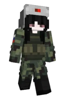 Khakface Minecraft avatar full body