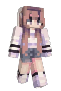Khhaki Minecraft avatar full body