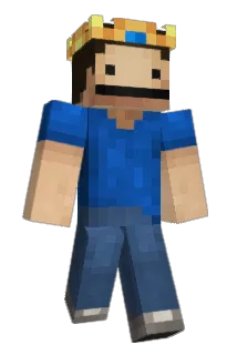 King Minecraft avatar full body
