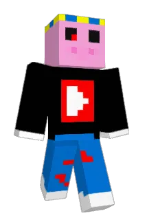 KingPogPigYT Minecraft avatar full body
