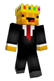 KingWaffleI Minecraft avatar full body