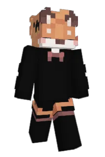 KishiFox Minecraft avatar full body
