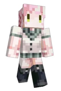 Kitasato Minecraft avatar full body