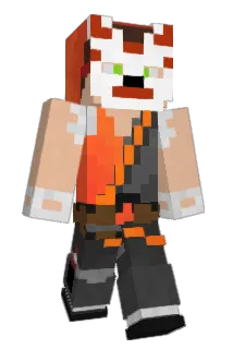Kitsujin Minecraft avatar full body